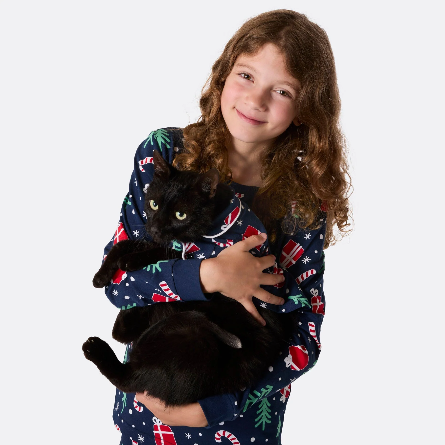 Blue Christmas Pattern Christmas Pyjamas Family - Image 10