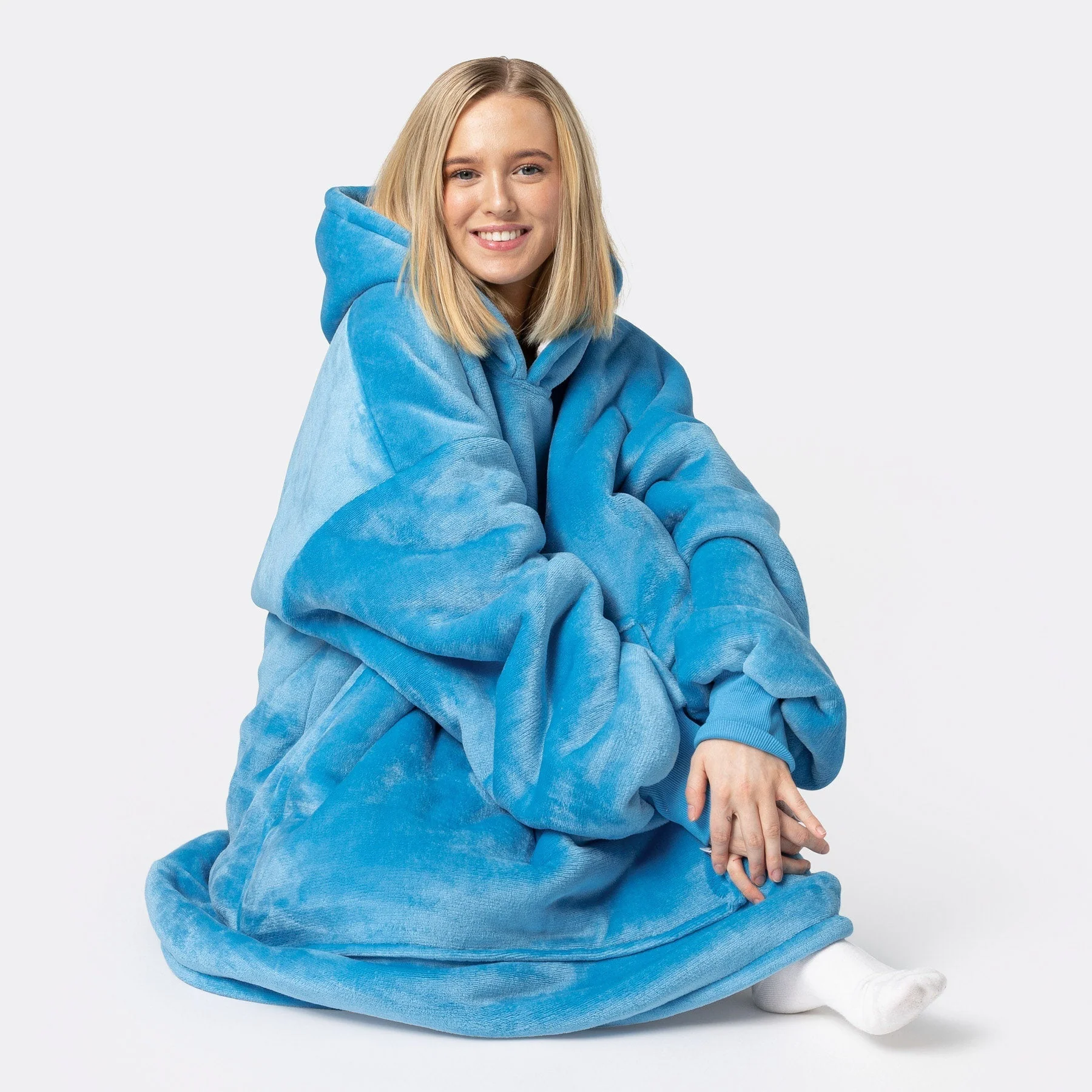 Blue HappyHoodie - Image 4