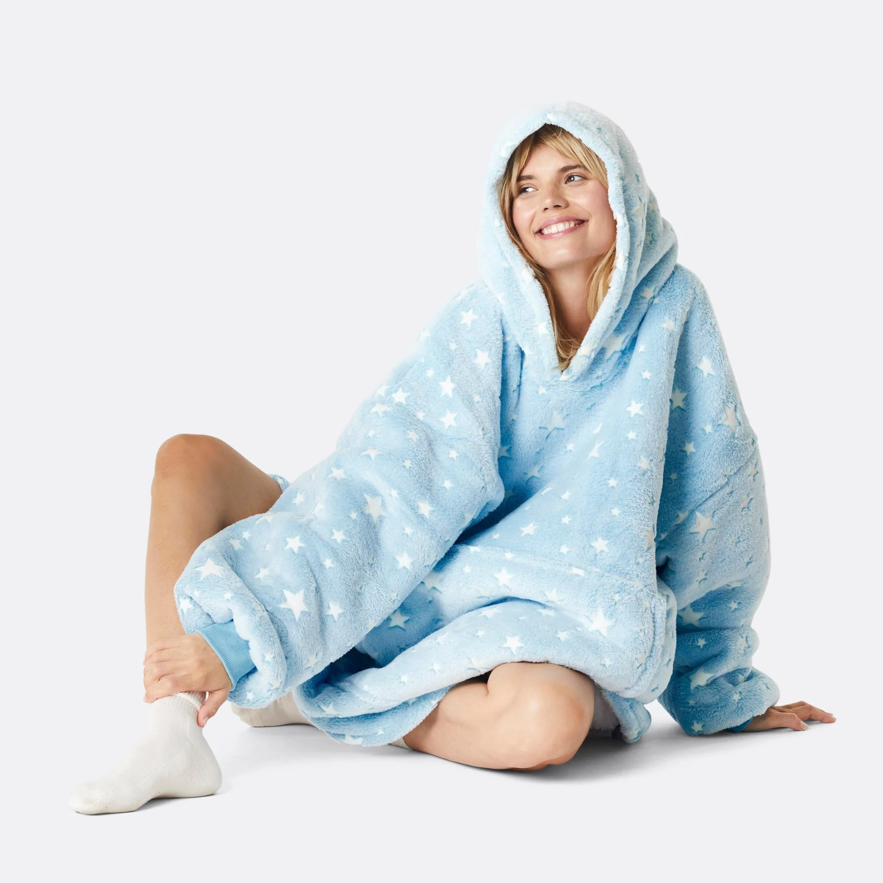 Blue Stars HappyHoodie - Image 3