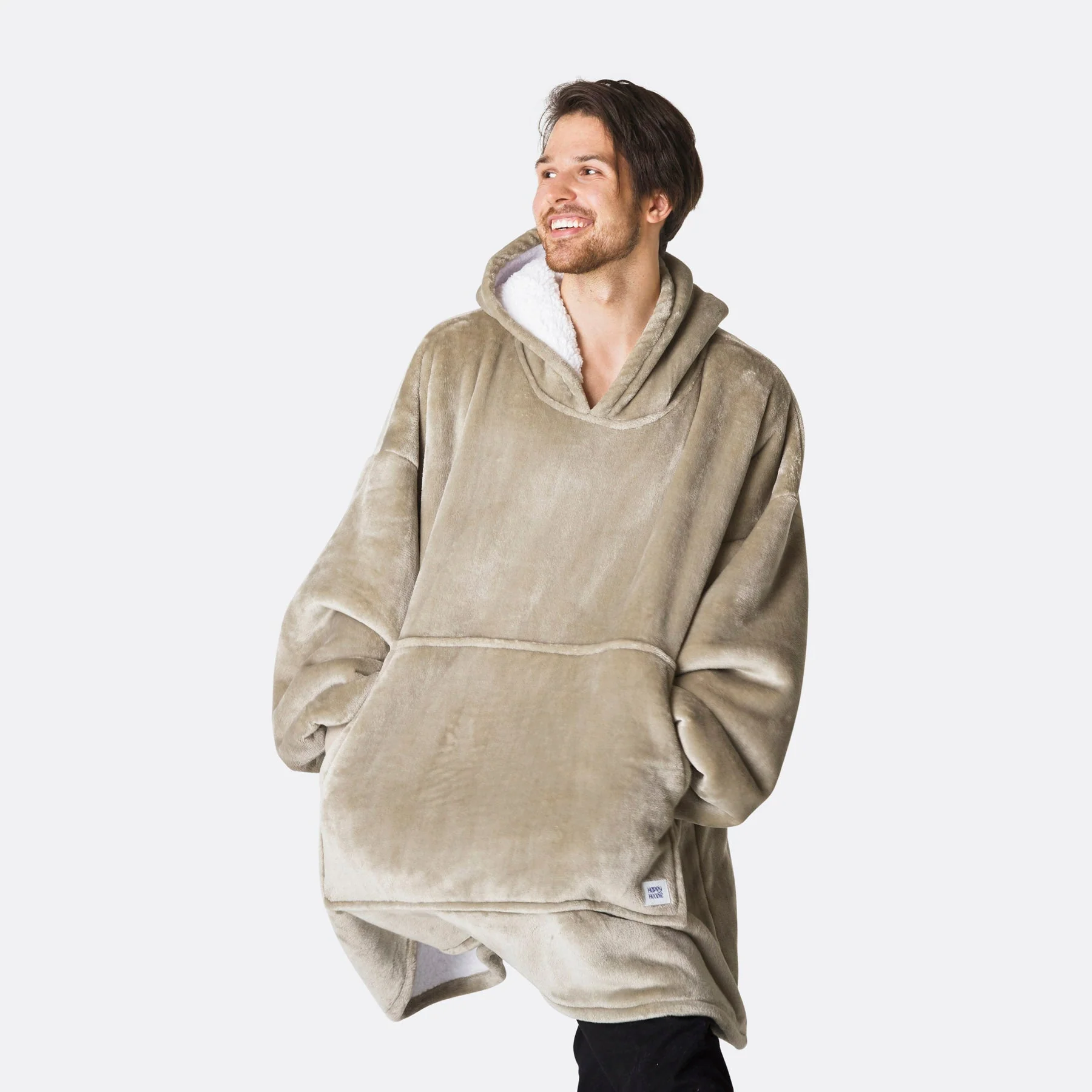 Khaki HappyHoodie - Image 4
