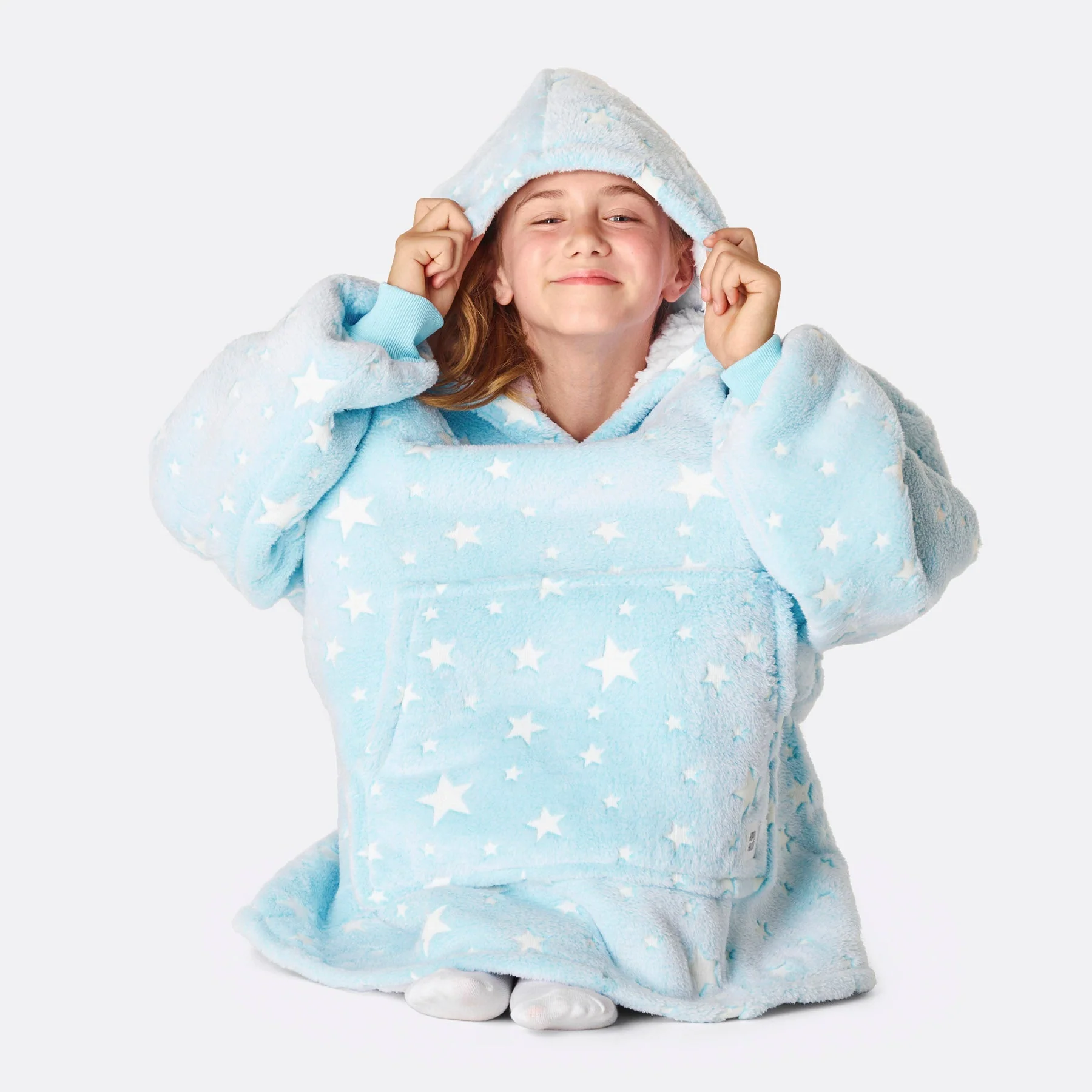 Kids' Blue Stars HappyHoodie - Image 3