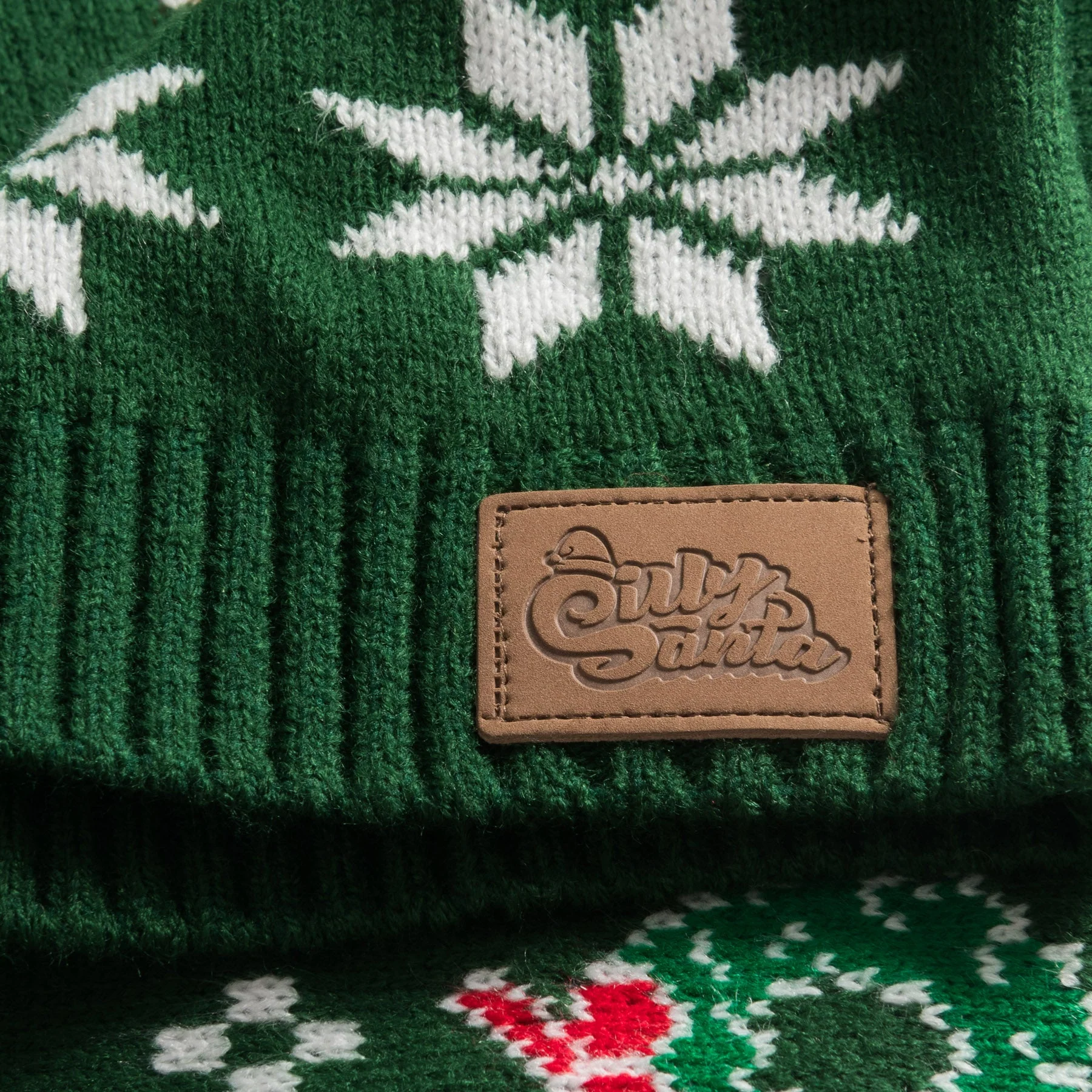 Kids' Family Green Christmas Jumper - Image 3