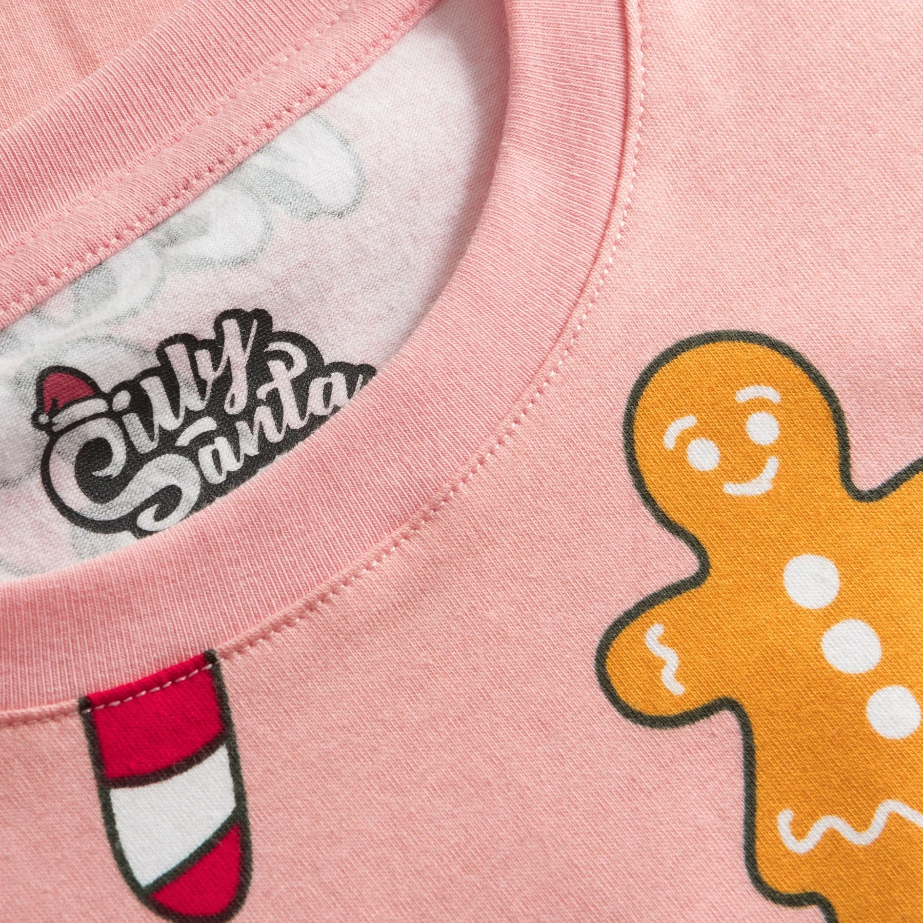 Kids' Pink Hohoho Christmas Pyjamas - Image 6