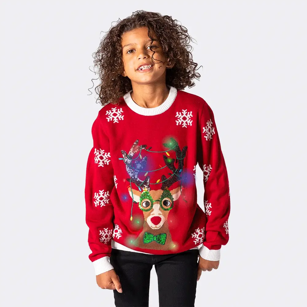 Kids' Rudolf Christmas Jumper - Image 3