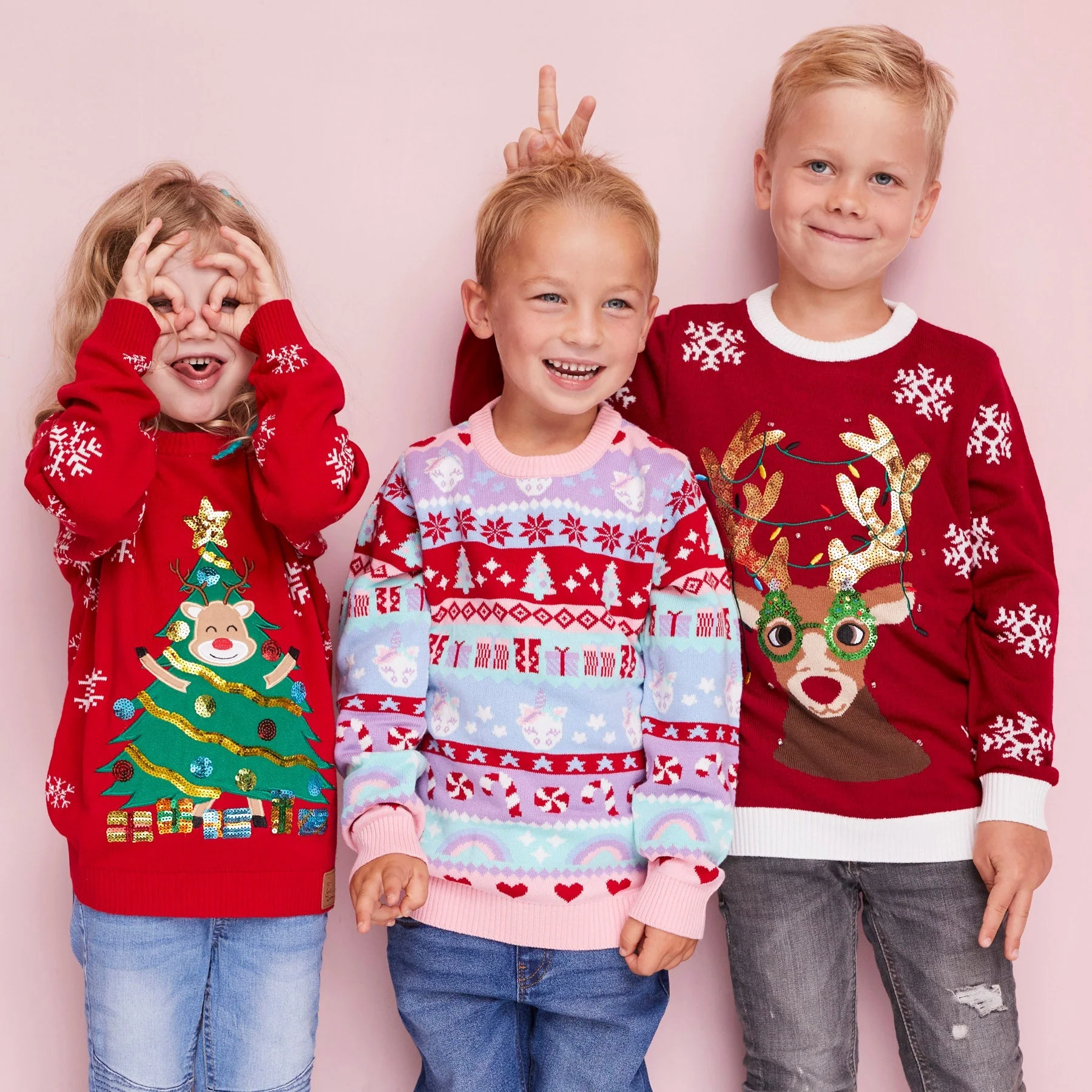 Kids' Rudolf Christmas Jumper - Image 8