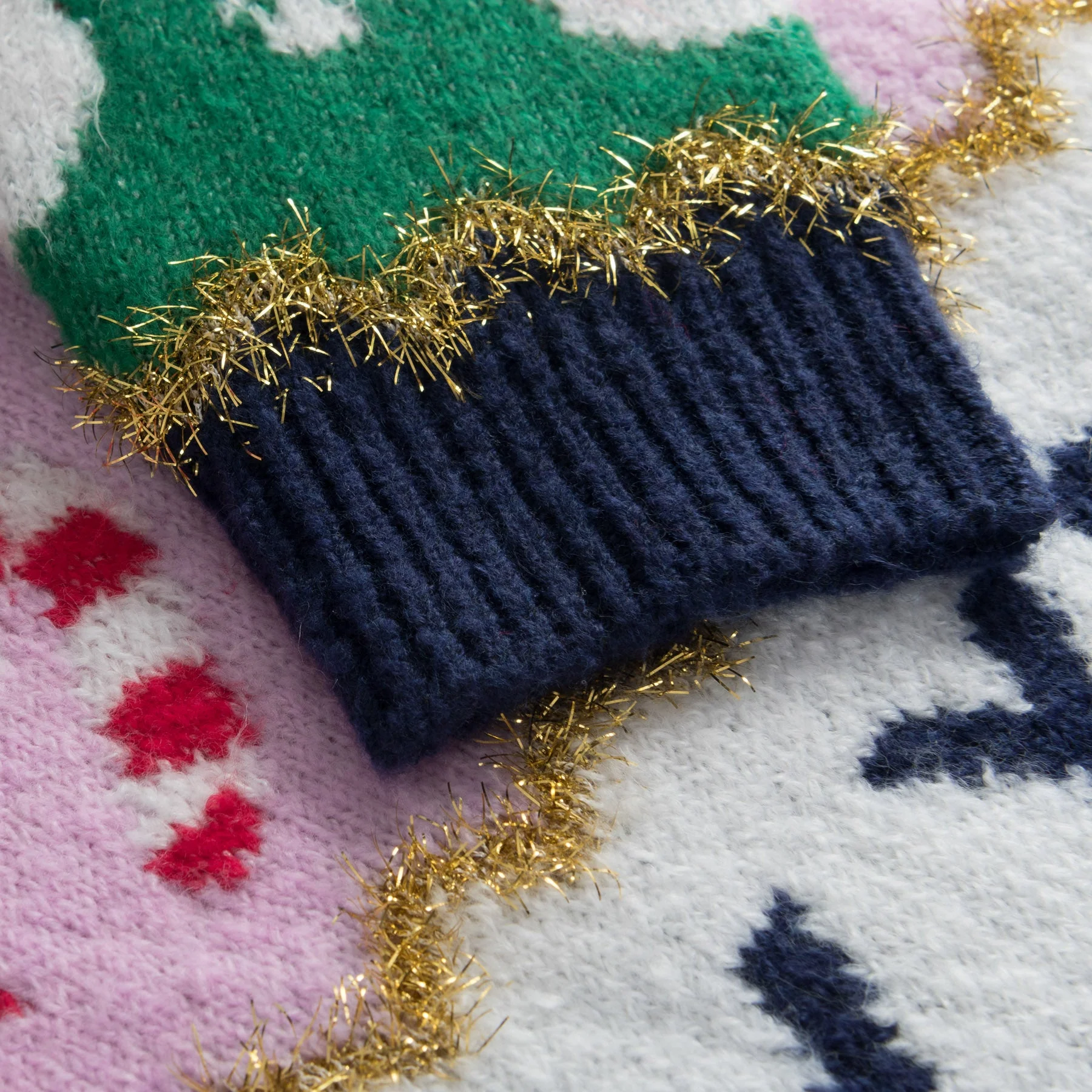 Kids' Striped Christmas Jumper - Image 5