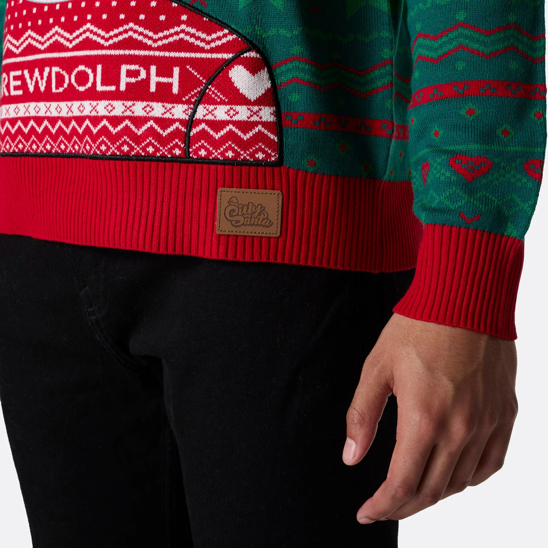 Men's Brewdolph Christmas Jumper - Image 5