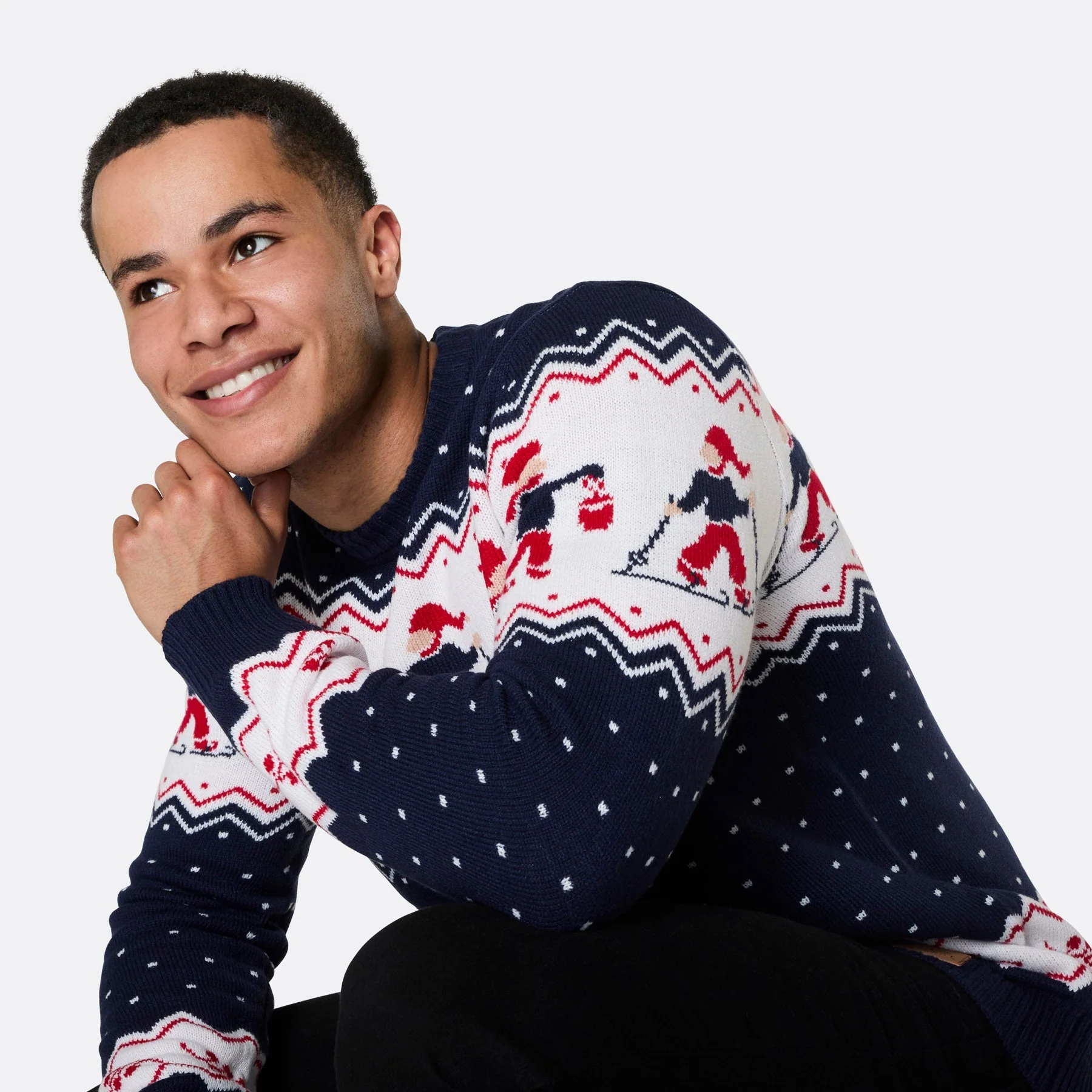 Men's Christmas Scenery Christmas Jumper - Image 3