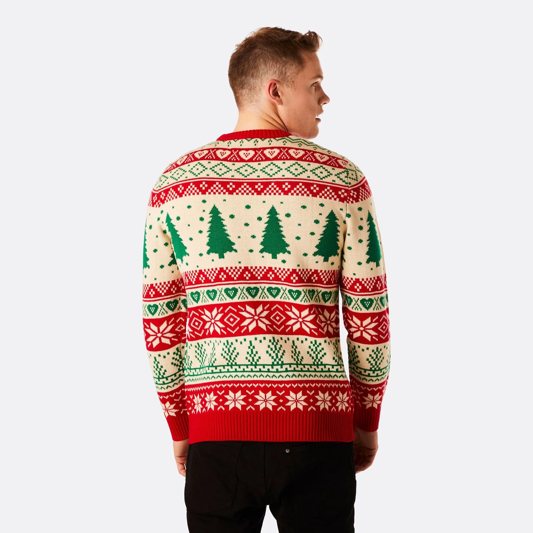 Men's Driving Home Christmas Jumper - Image 3