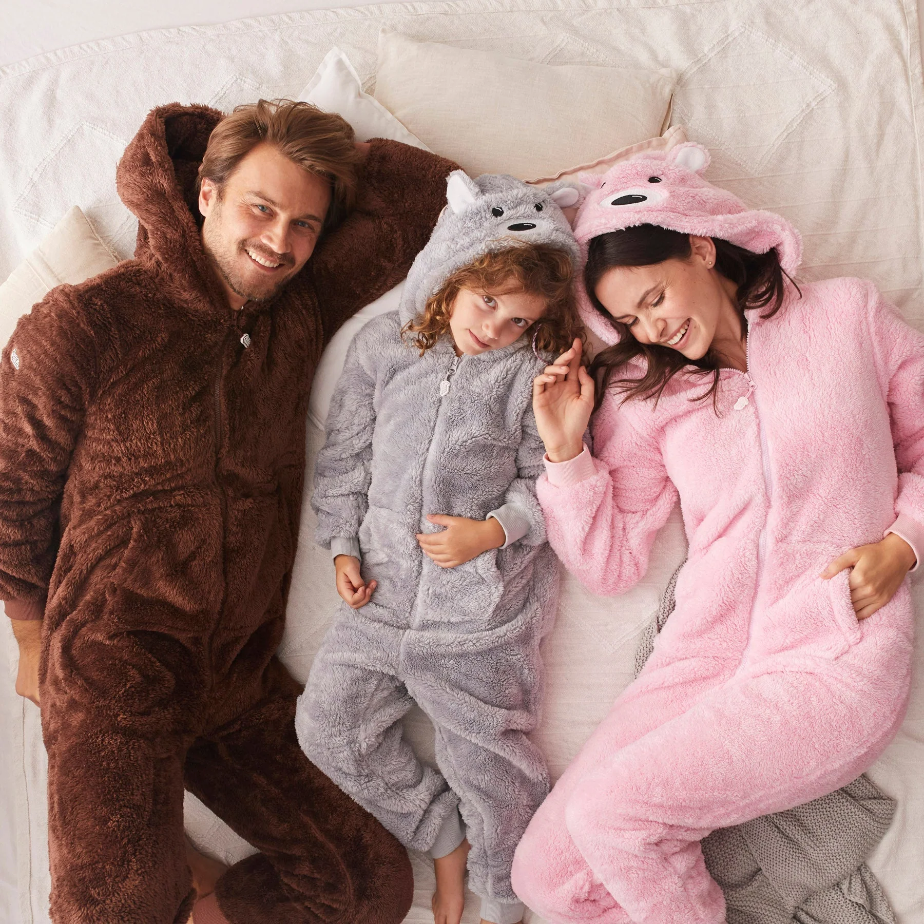Men's Grey Teddy Bear Onesie - Image 7