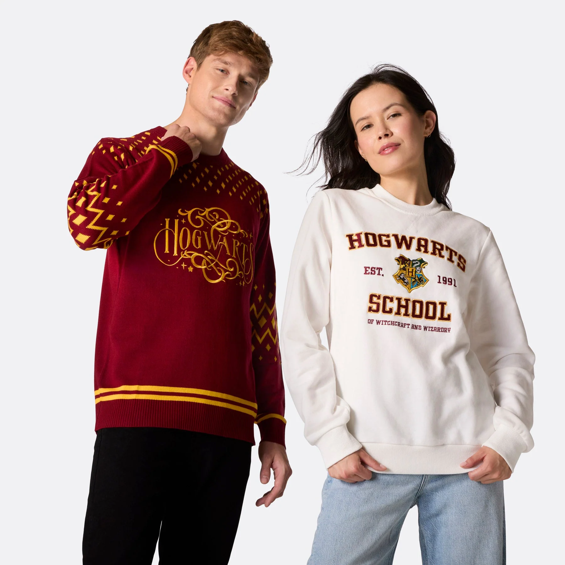 Men's Hogwarts Christmas Jumper - Image 5