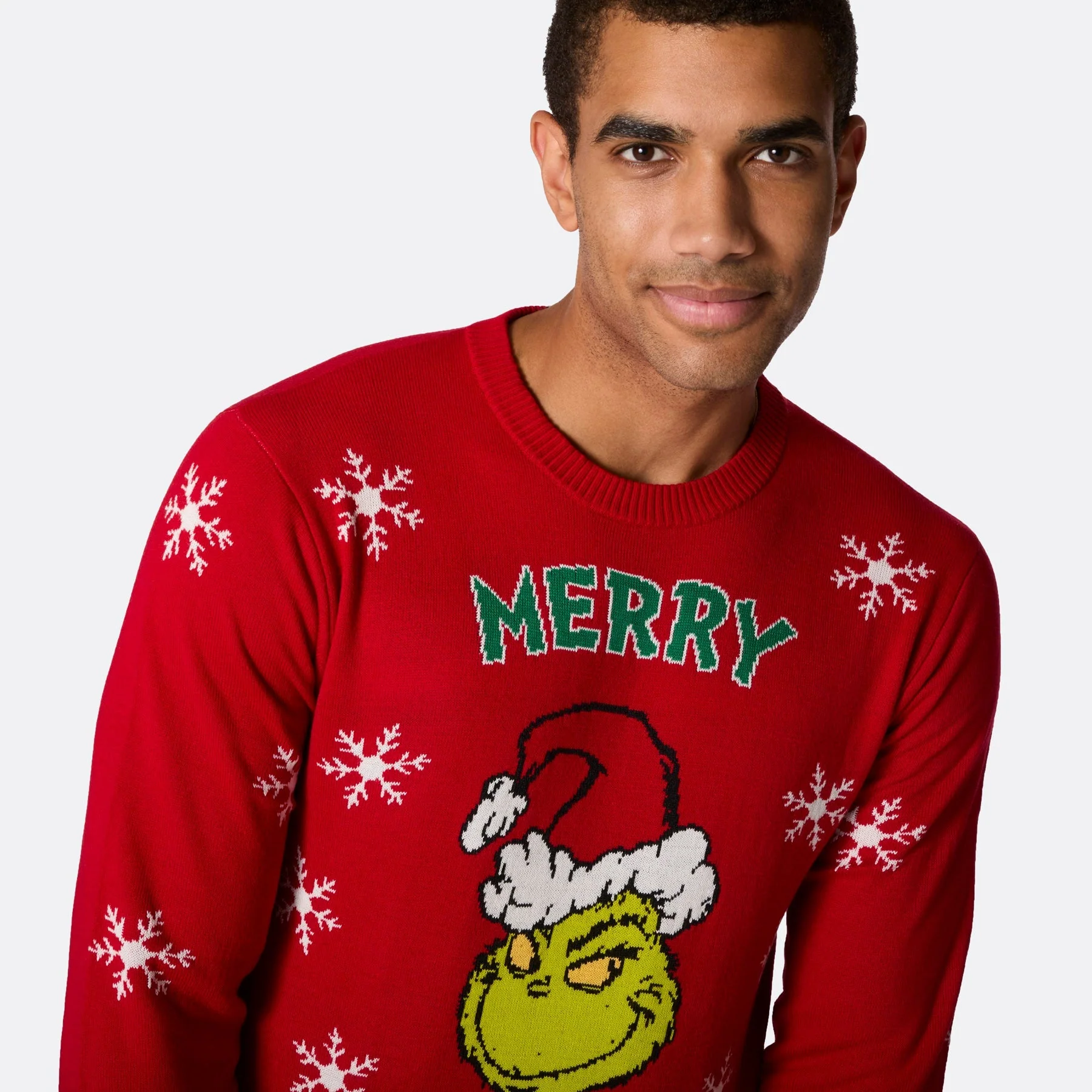 Men's Merry Grinchmas Christmas Jumper - Image 5