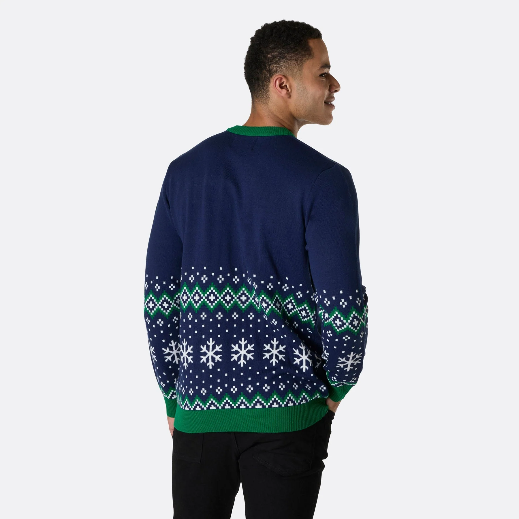 Men's Rudolph Christmas Jumper - Image 4