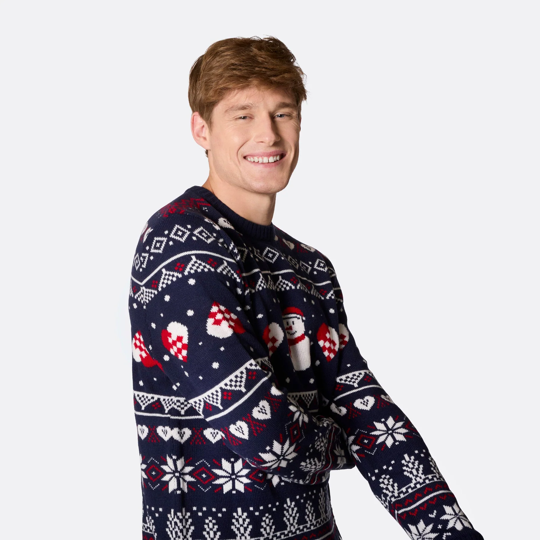 Men's Snowman Christmas Jumper - Image 4