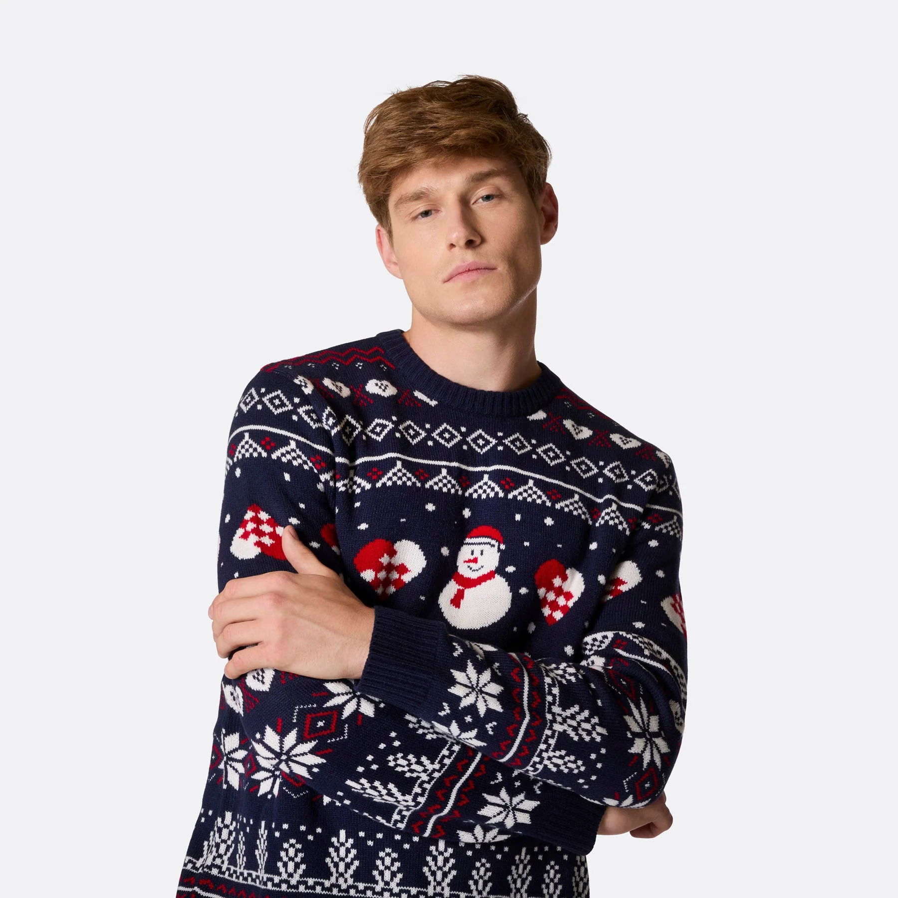 Men's Snowman Christmas Jumper - Image 5