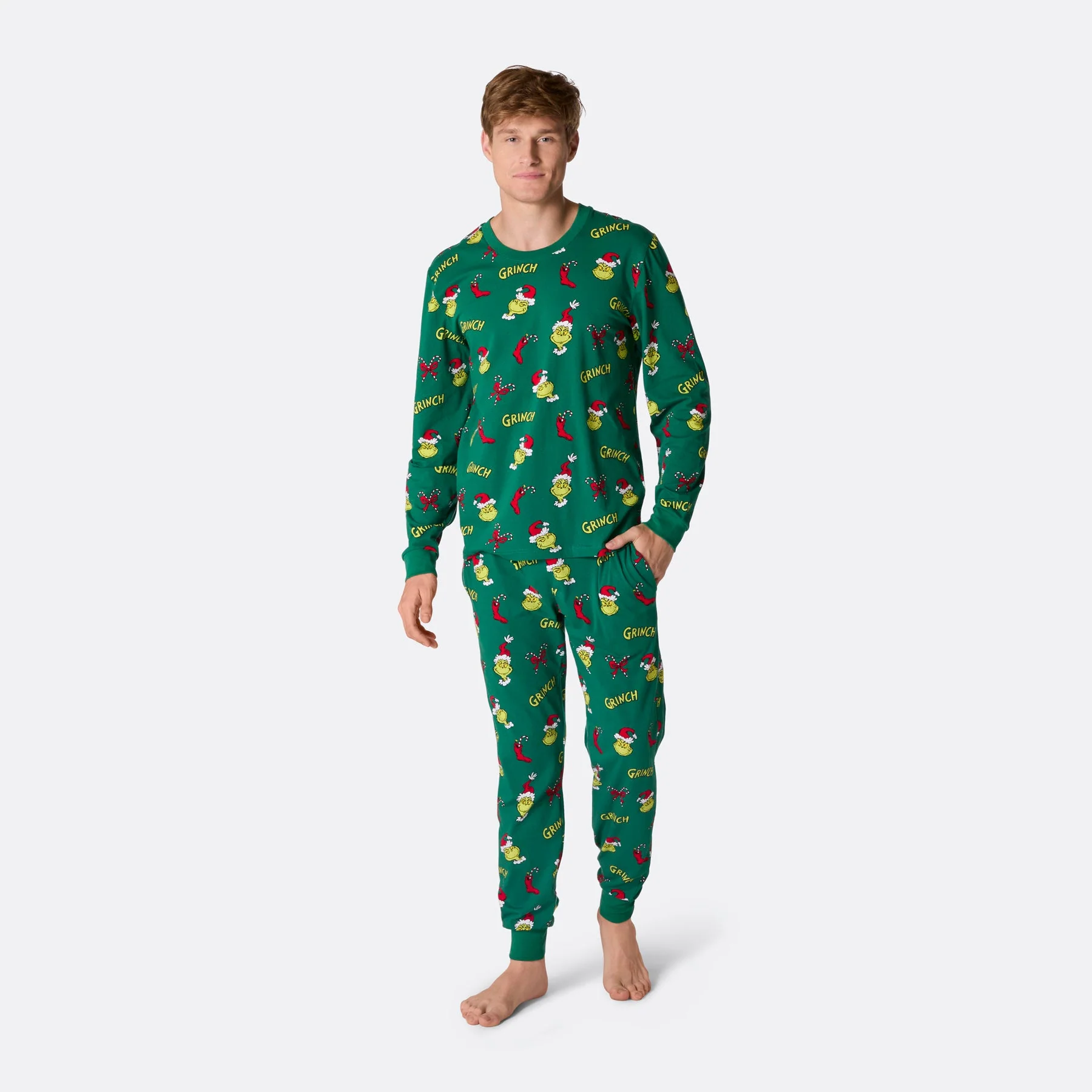 Men's The Grinch Christmas Pyjamas - Image 4