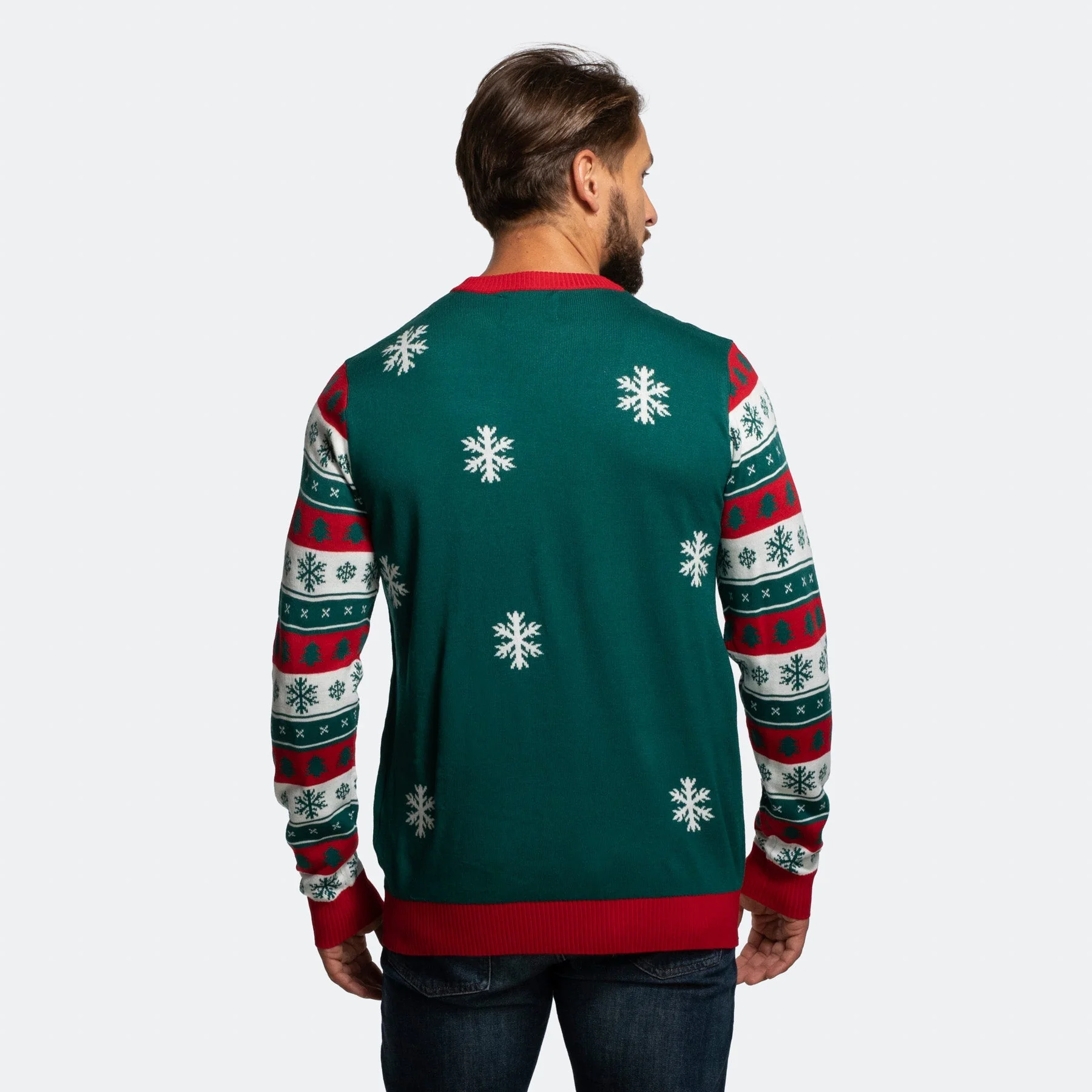 Men’s You Miss, You Drink! Christmas Jumper - Image 3