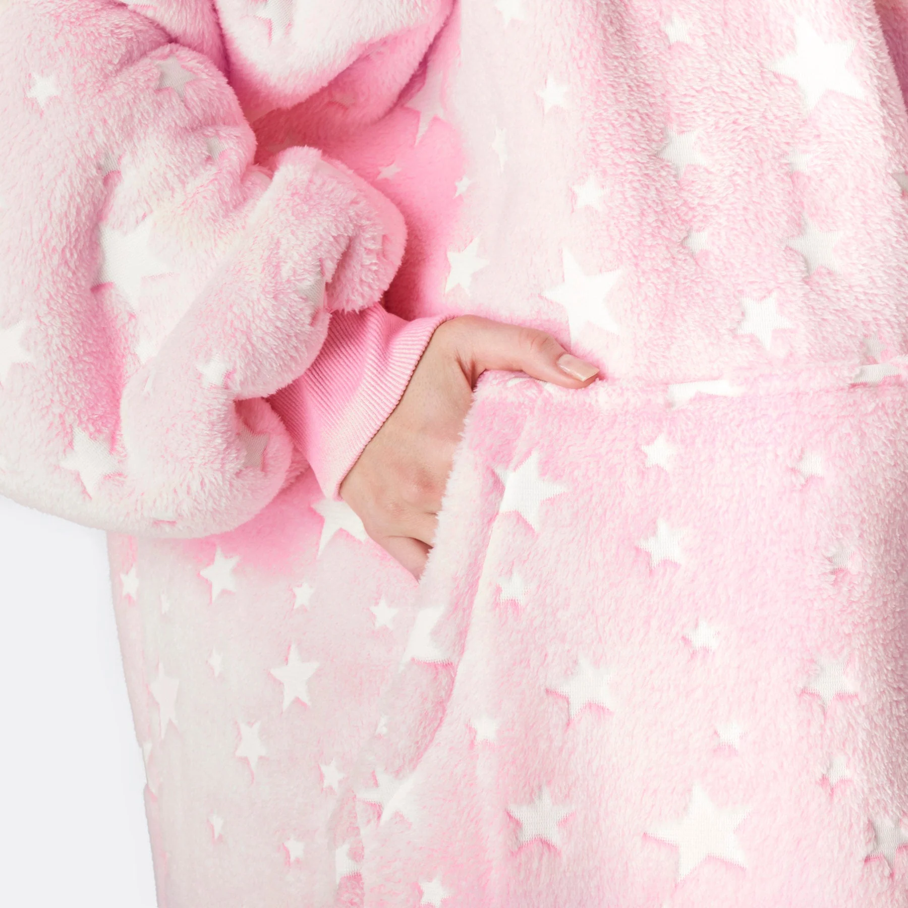 Pink Stars HappyHoodie - Image 7