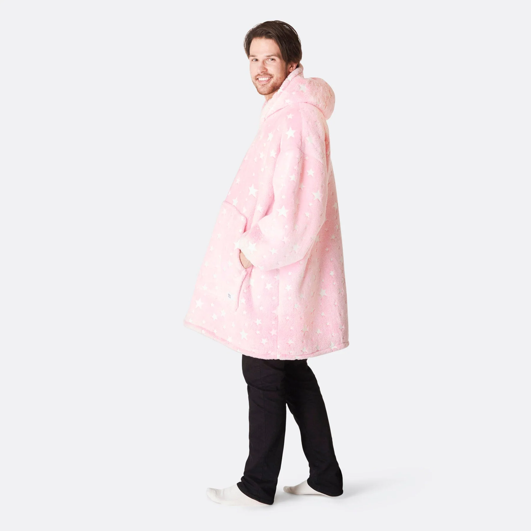 Pink Stars HappyHoodie - Image 8