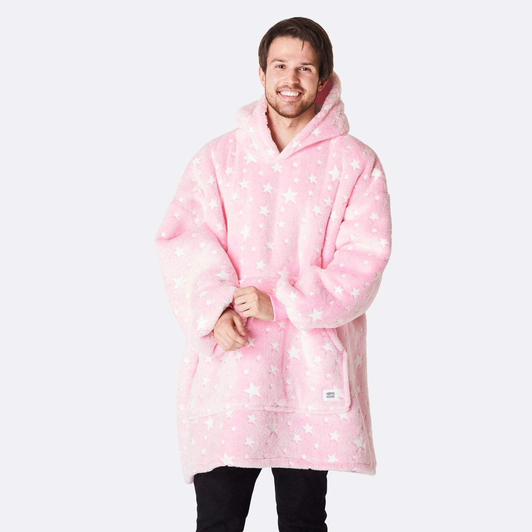 Pink Stars HappyHoodie - Image 9