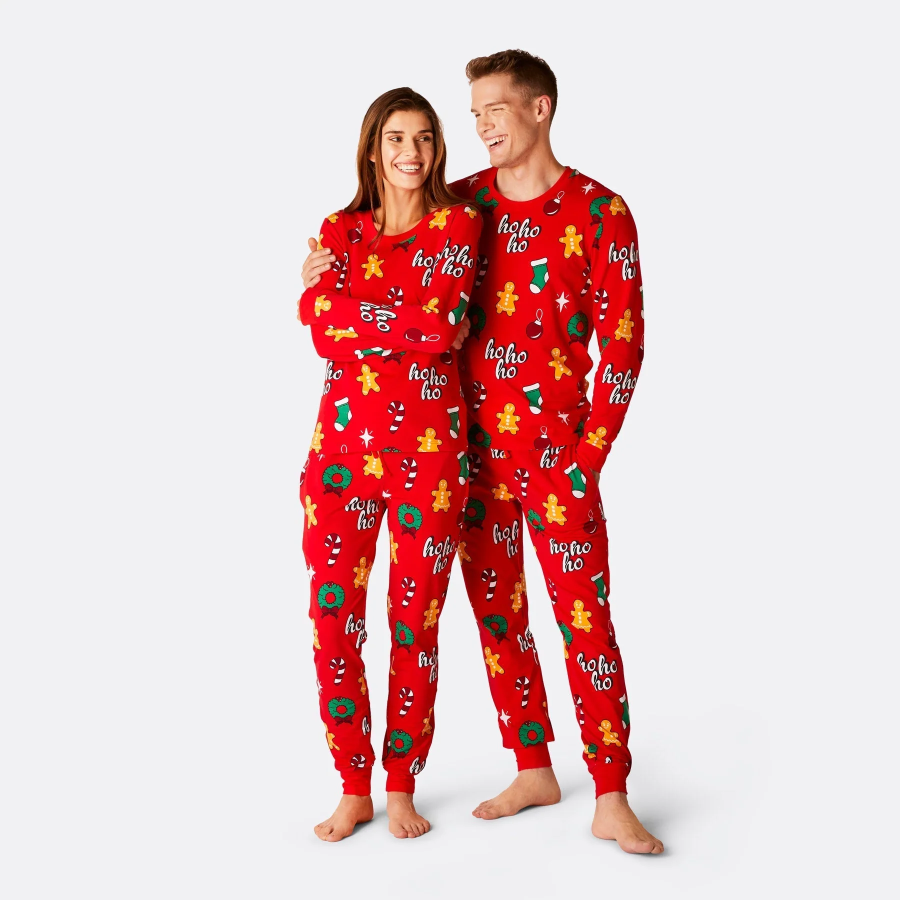 Red Hohoho Christmas Pyjamas Family - Image 8
