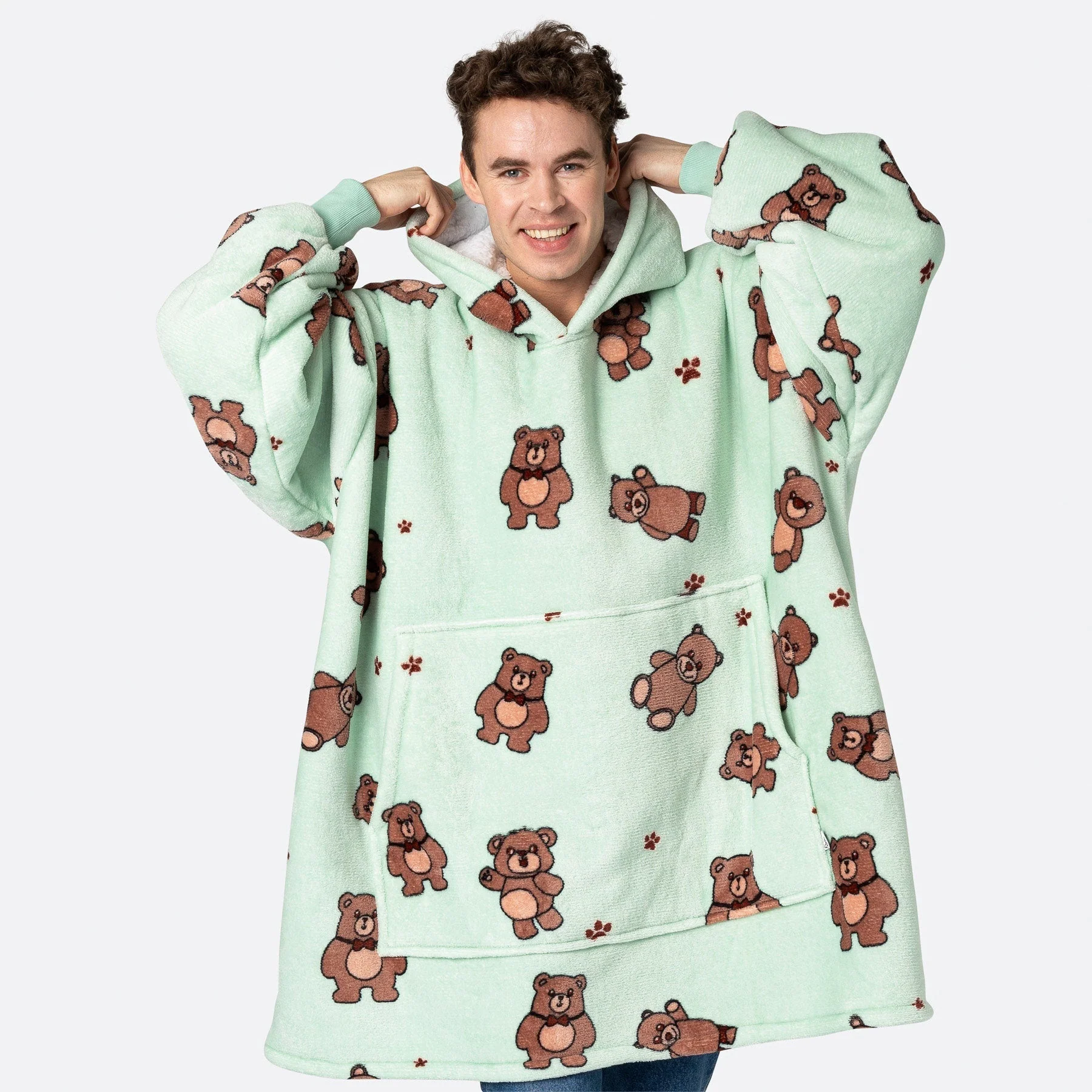Teddy Bear HappyHoodie - Image 3