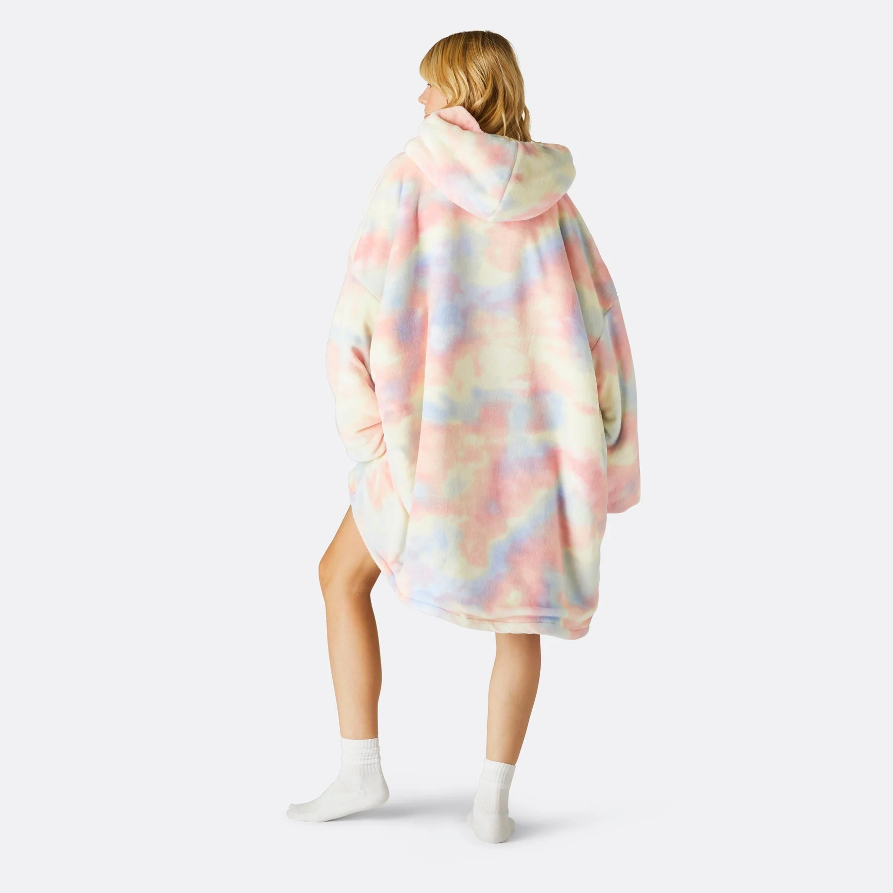 Tiedye Pastel HappyHoodie - Image 3