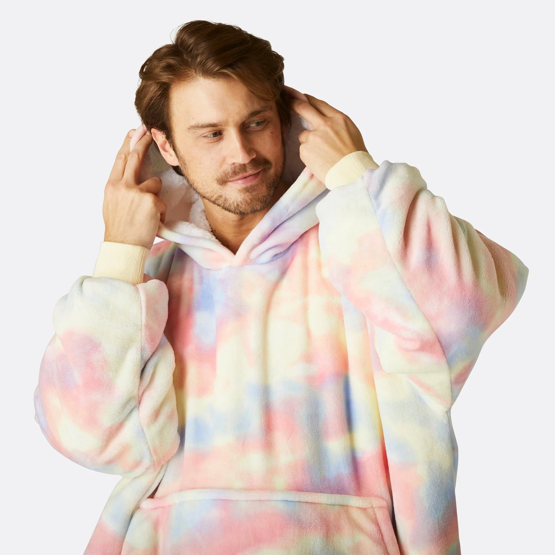 Tiedye Pastel HappyHoodie - Image 8