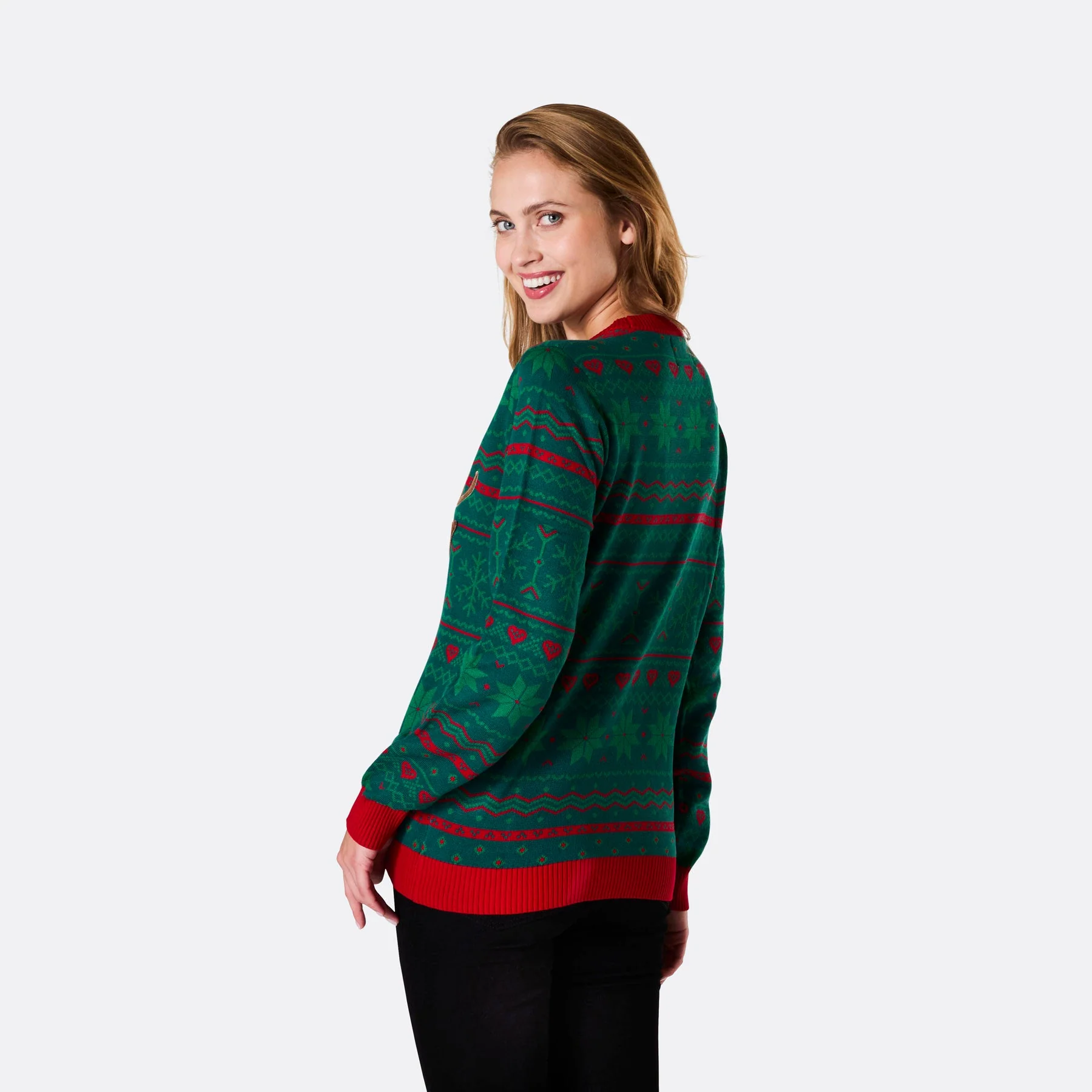 Women's Brewdolph Christmas Jumper - Image 5