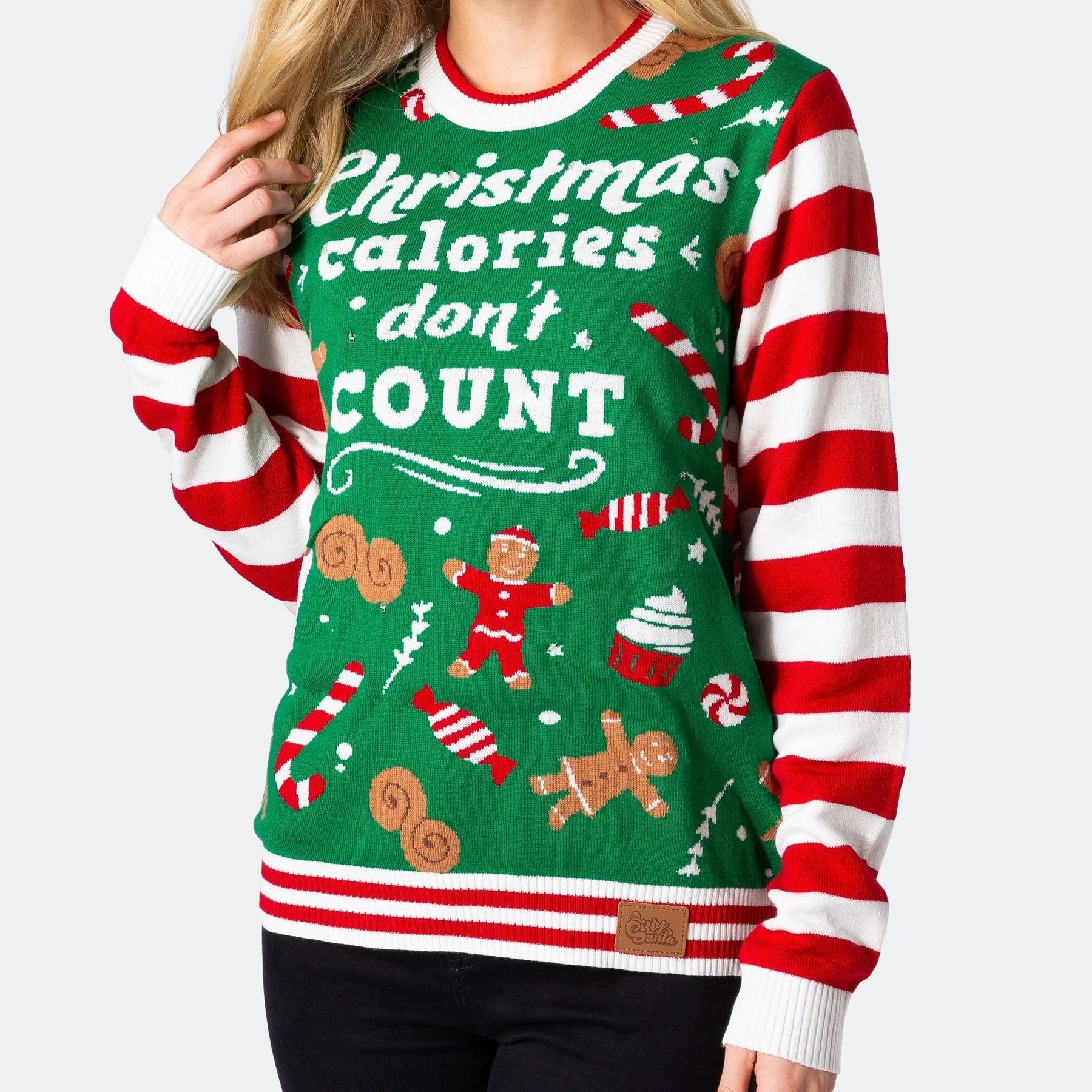 Women's Christmas Calories Jumper - Image 6