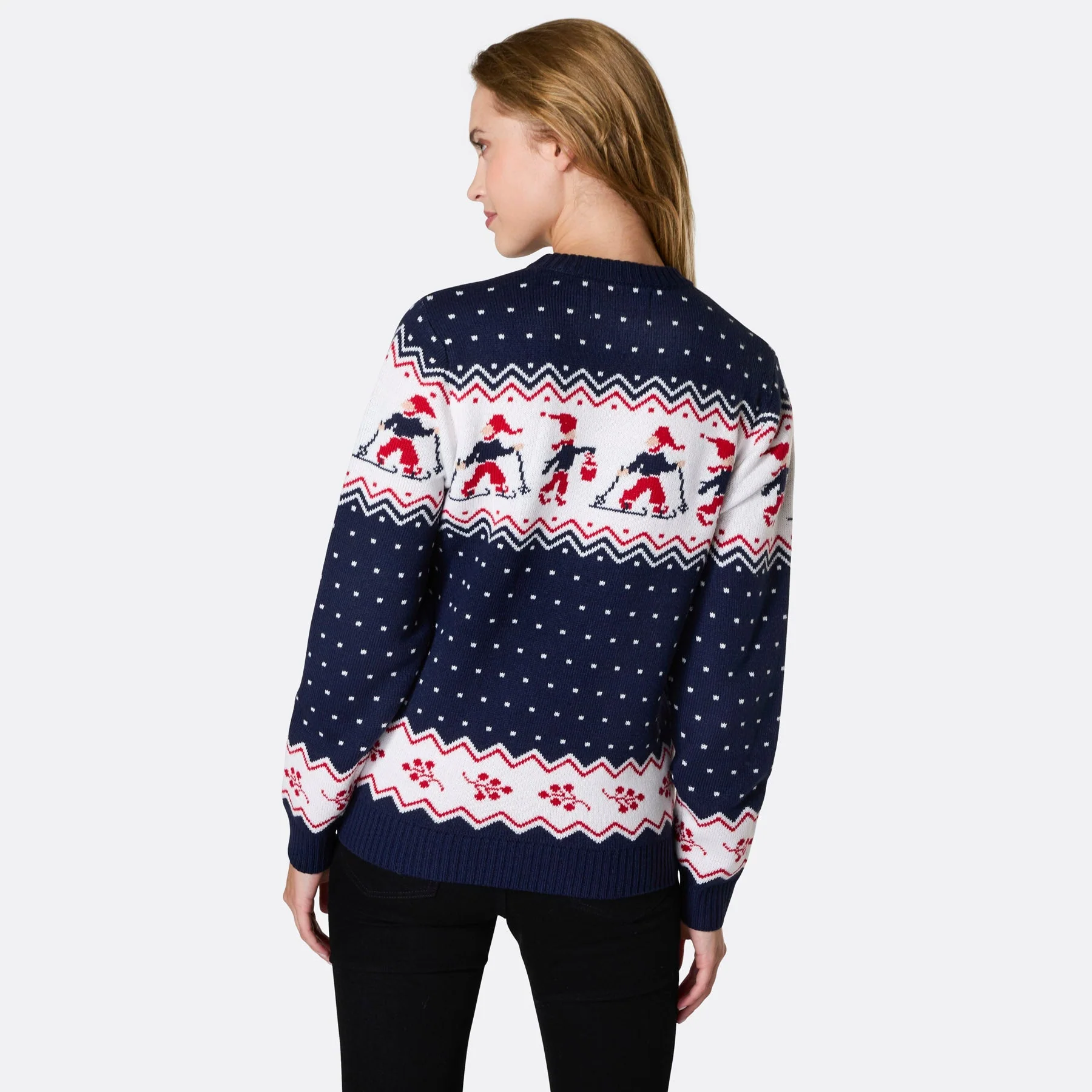 Women's Christmas Scenery Christmas Jumper - Image 4