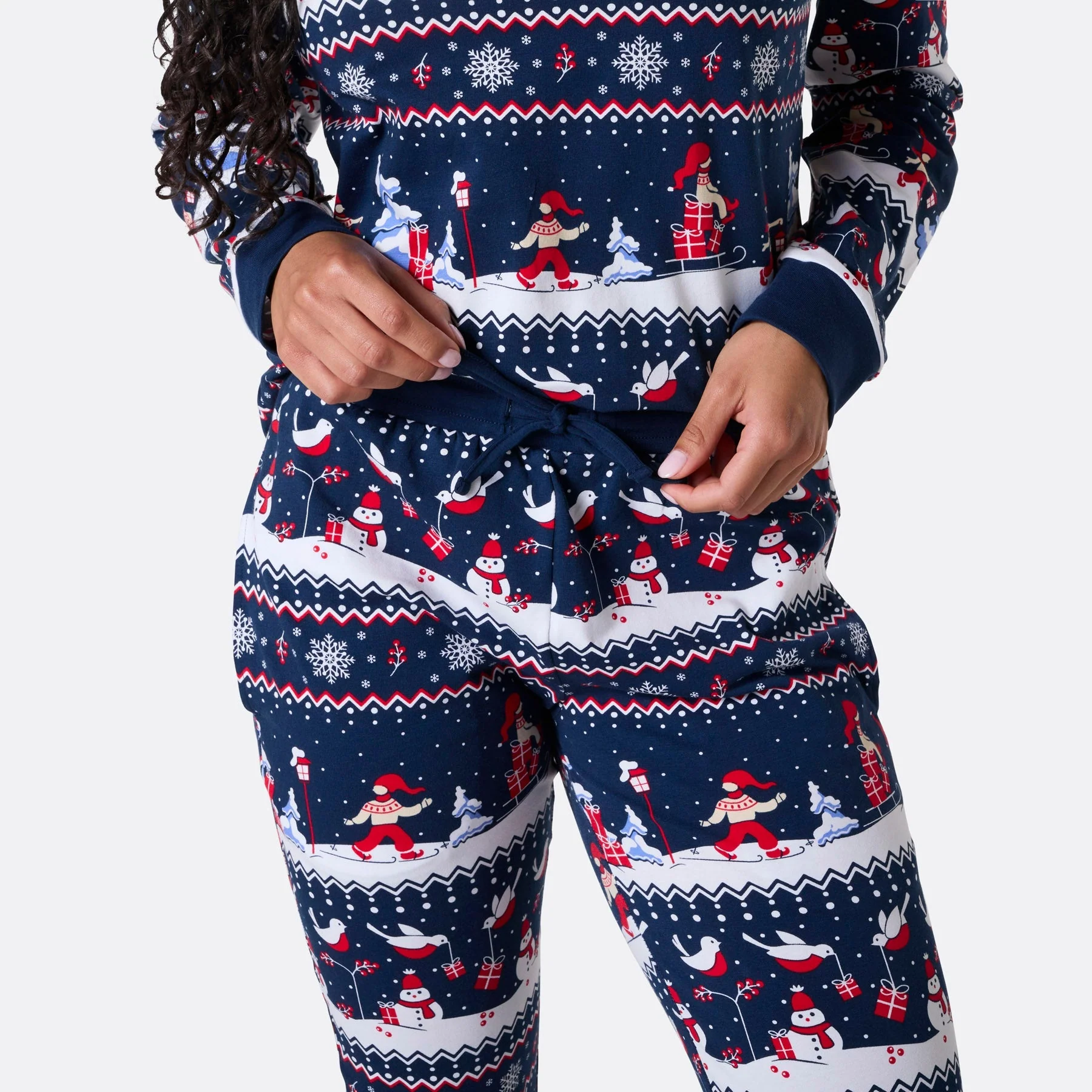 Women's Christmas Scenery Christmas Pyjamas - Image 5