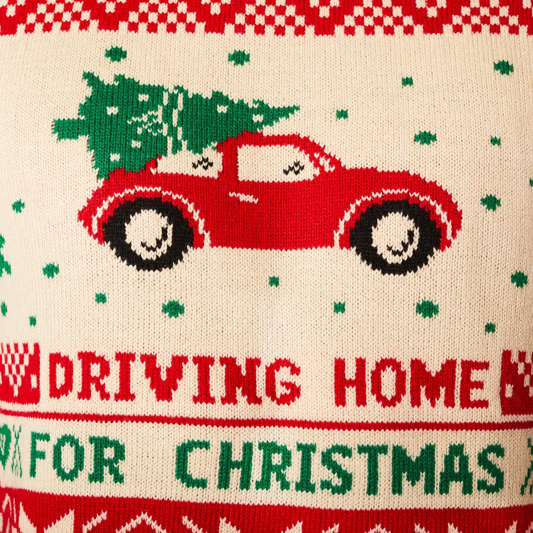 Women's Driving Home Christmas Jumper - Image 4