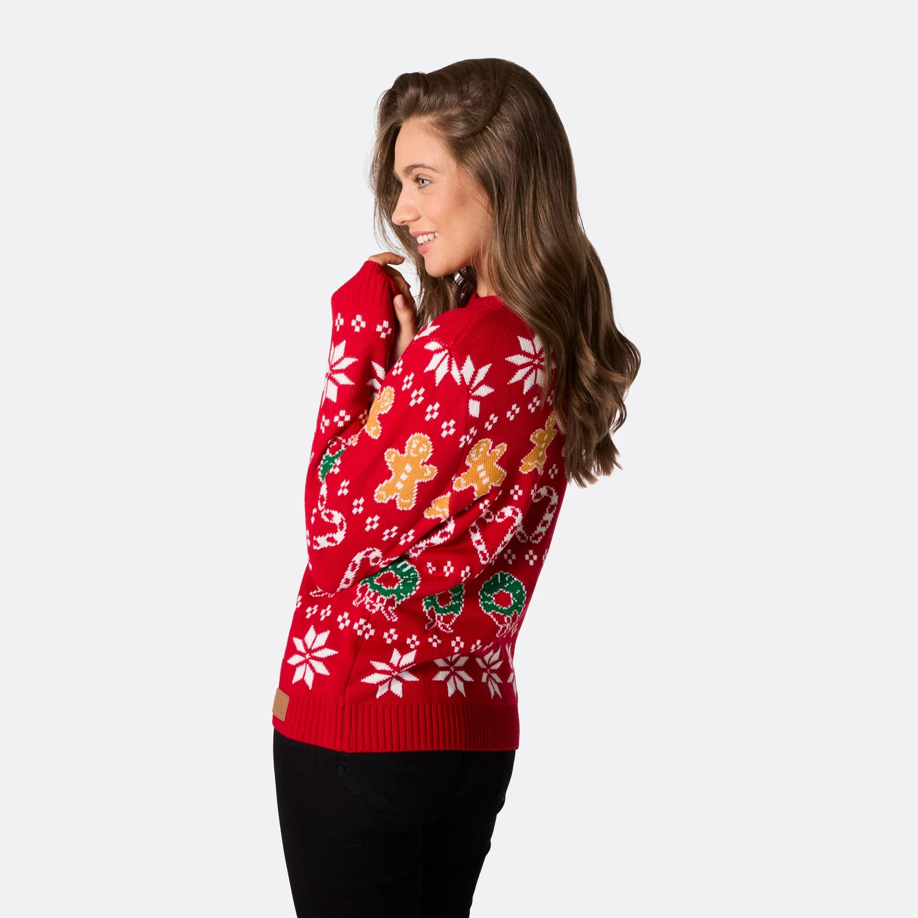 Women's Family Red Christmas Jumper - Image 5