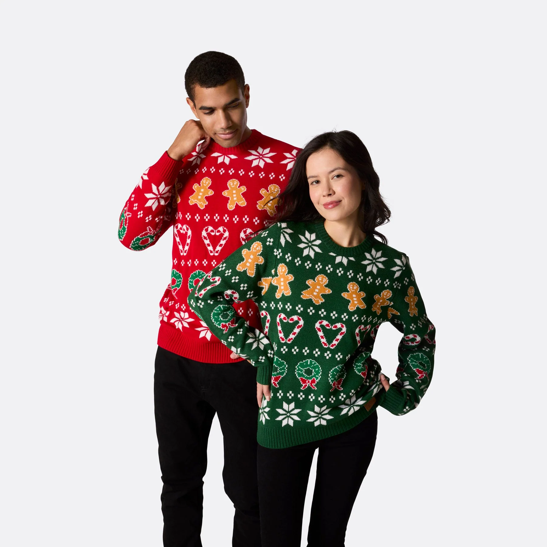 Women's Family Red Christmas Jumper - Image 9