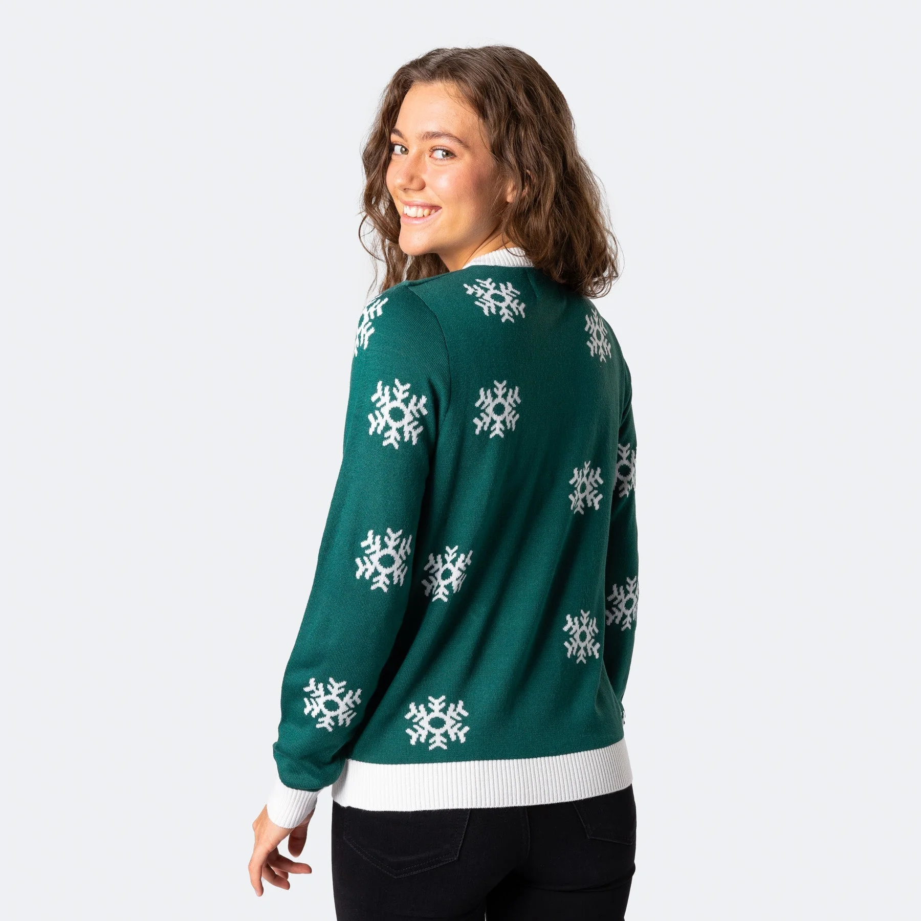 Women's Rudolf Christmas Jumper - Image 3