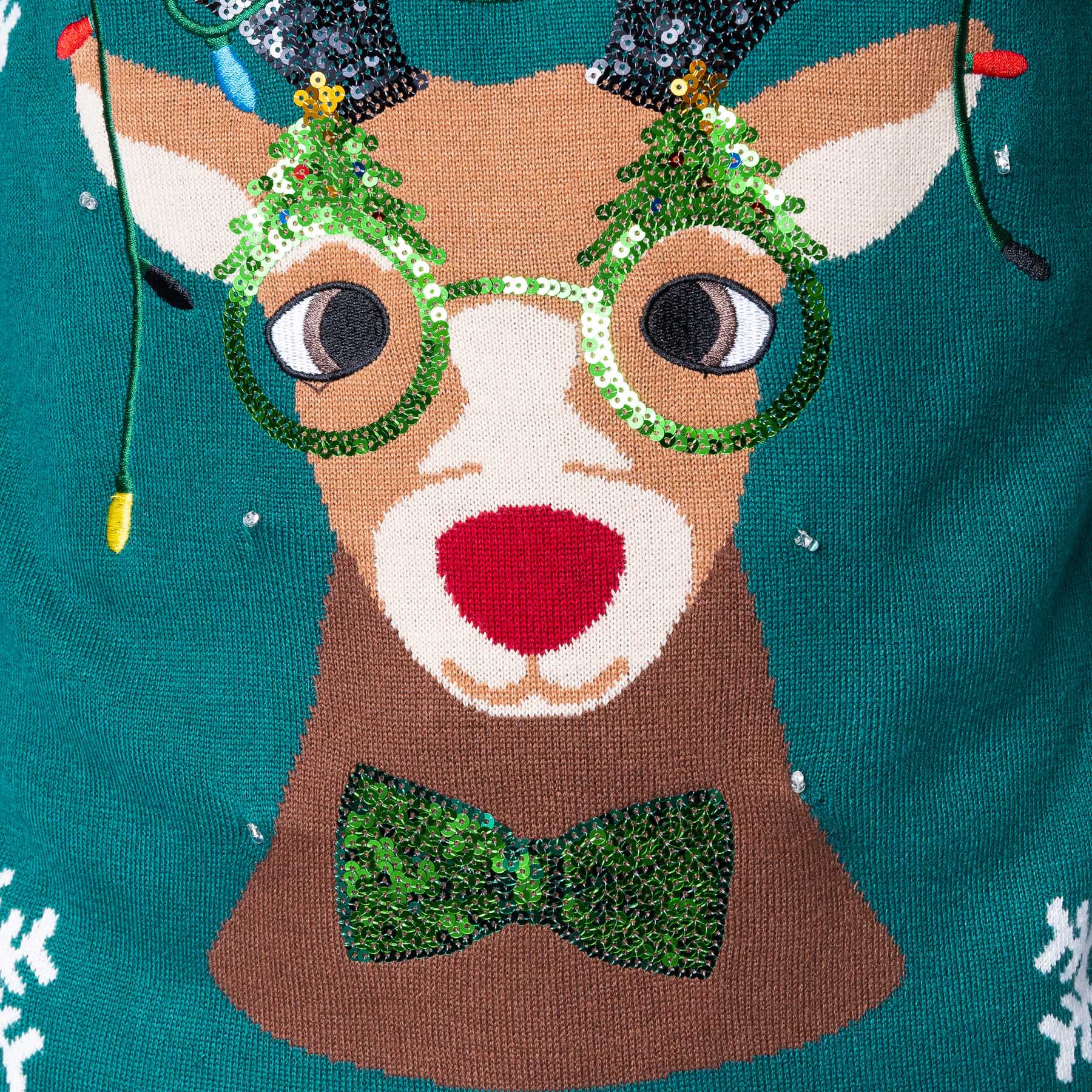 Women's Rudolf Christmas Jumper - Image 4