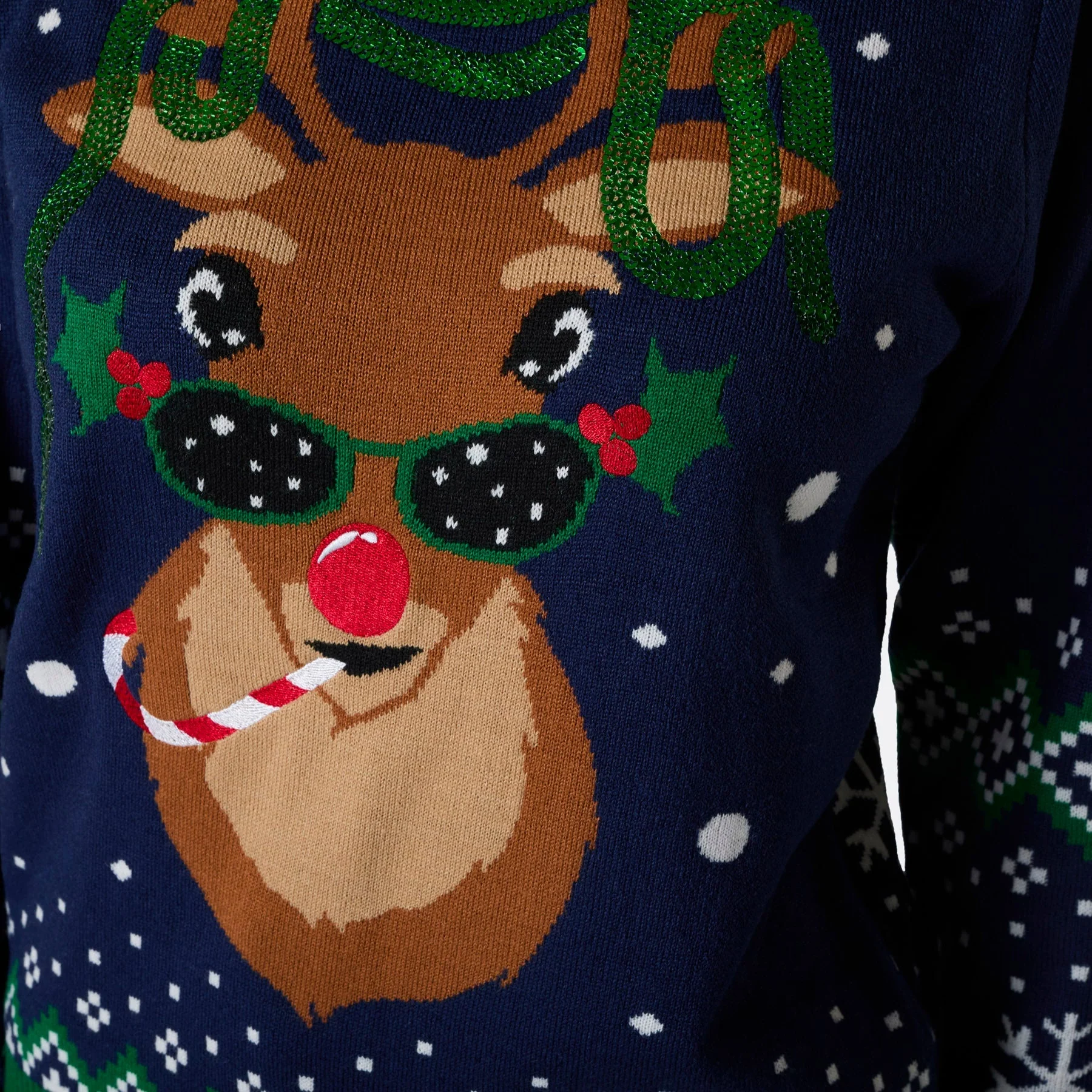 Women's Rudolph Christmas Jumper - Image 4