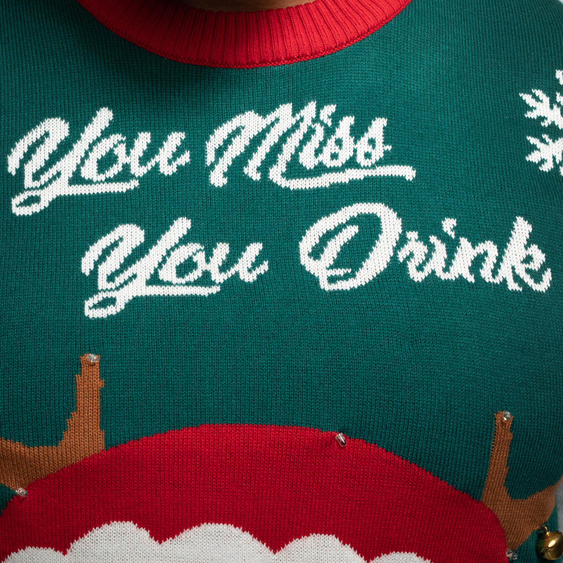 Women's You Miss, You Drink! Christmas Jumper - Image 5